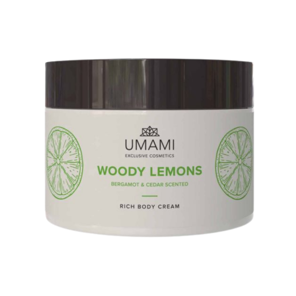 Umami Woody Lemon Body Cream