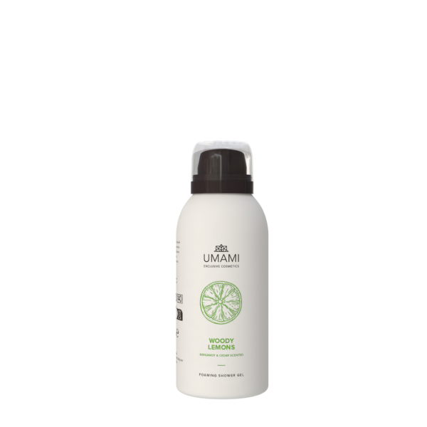 Umami Woody Lemons Mini Showerfoam